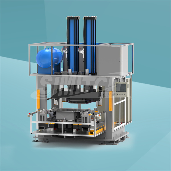 Integrated stove riveting equipment