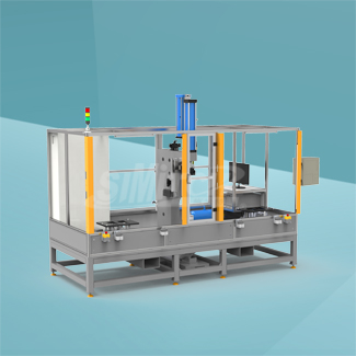 Double station C-type servo riveting center