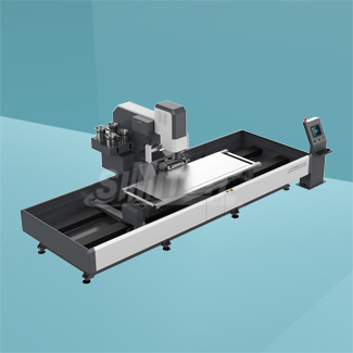 Eight position C-type servo riveting center